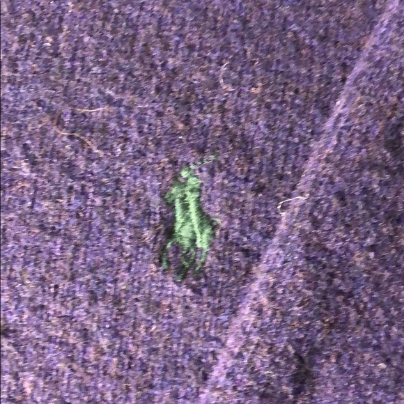 Vintage Men’s lambs wool polo sweater - Picture 3 of 5